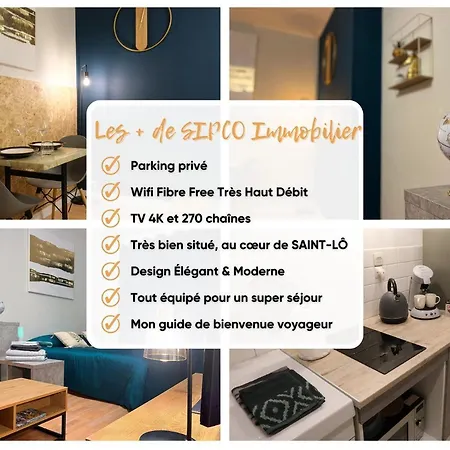 Ferienwohnung Le Jockey - Sipco Immobilier - Centre Saint-Lô Exterior foto
